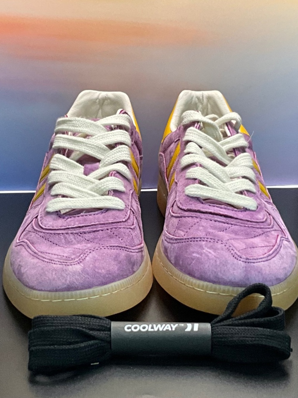COOLWAY GOAL Purple Lakers Suede Sneakers. US Men’s 10.5/UK9.5/EUR44. NWOT